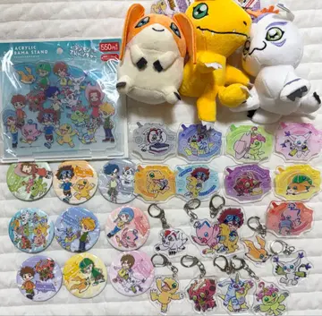 디지몬 봉제 인형 키링