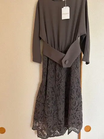 에어리 페어리 (새상품) 엘레강트 그레이 긴팔 원피스