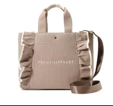 질스튜어트 프릴 토트백 모카 베이지 대