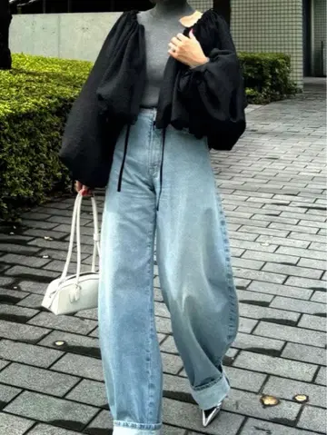 컨디션 최상 시뉴 cygne 블루종 점퍼 yori 요리 lephil