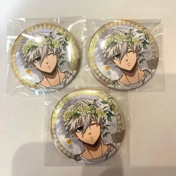 블루 록 나기 세이시로 Flower Crown 플라워 크라운 캔뱃지 호일