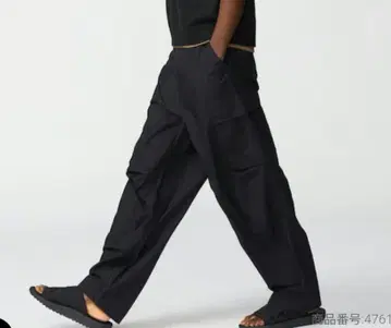 택 포함 미사용품 UNIQLO C 와이드 핏 카고 팬츠 유니클로