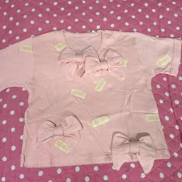 미사용품 PINK HOUSE 반팔 셔츠 핑크