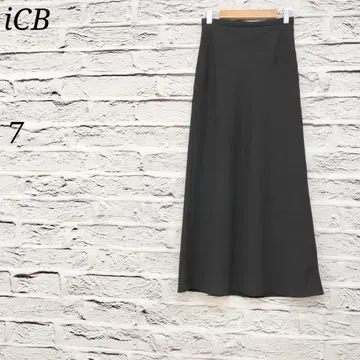 R4221 아이시비 [7] 롱 플레어 스커트 머메이드 스커트 블랙