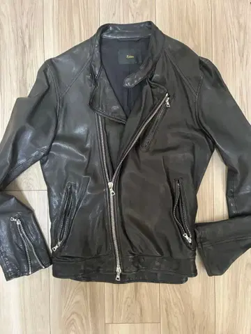 투모로우랜드 에디션 램 가죽 라이더 자켓 사이즈 1