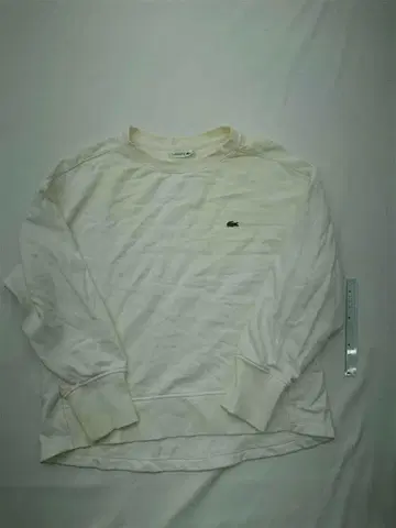 라코스테 크루넥 맨투맨 화이트 계열 남성용