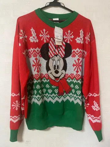크리스마스, 미키, 미니 스웨터, 페어