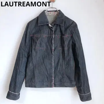 로트레아몽 데님 자켓 G 일본제 겉옷 꽃무늬 성숙 캐주얼