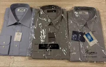 긴팔 와이셔츠 3개 세트