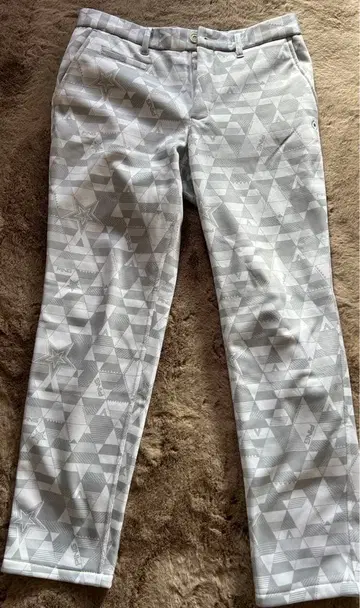 PING 기하학 패턴 골프 팬츠