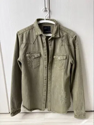 ZARA MAN 릴랙스핏 S 사이즈 올리브 그린