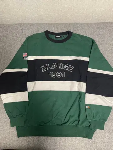 XLARGE 스트라이프 트레이닝복 XL