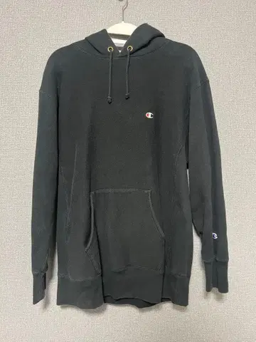 챔피언 리버스 위브 후드티 XL 블랙