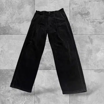 BRITCHES 코듀로이 와이드 팬츠 블랙 2 34