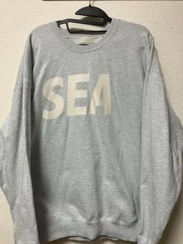 WIND AND SEA 그레이 스웨트 셔츠