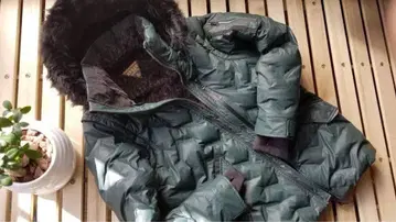 [ 미사용 새상품 ] 다크 그린 2WAY 다운 자켓 워크맨