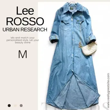 리 x 로쏘 Lee x ROSSO 데님 셔츠 원피스 캐주얼