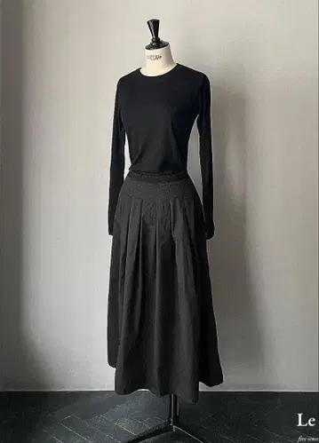 [ Le pivot ] 코튼 턱 스커트