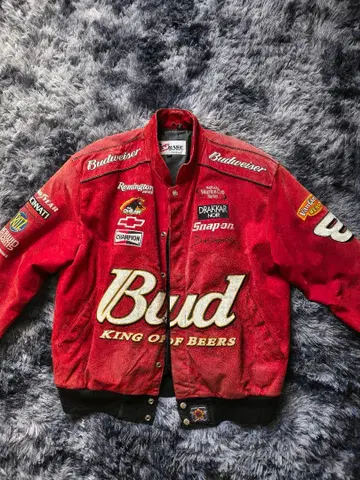 Chase authentics 가죽 레이싱 자켓