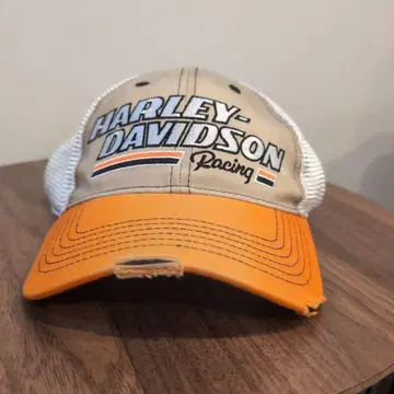 Harley-Davidson Racing Cap 베이지/오렌지