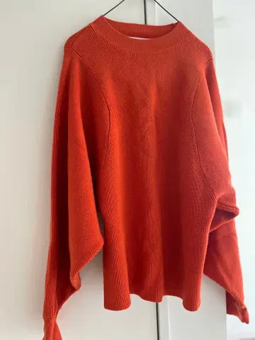 스타일 믹서기 니트 오렌지 레드