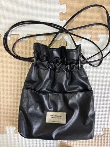 beautiful people 블랙 복조리 백