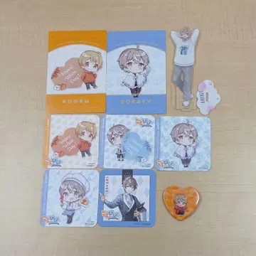 소라비비 코쿠비비 스이파라 콜라보 구매 혜택 종이류 캔뱃지 아크릴 스탠드