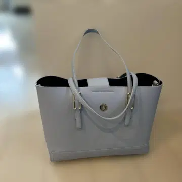 라이트 그레이 토트백 합성 피혁