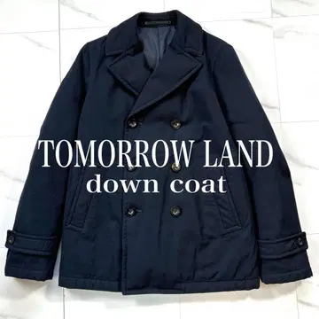 하자품 울 다운 P코트 남성용 L 투모로우랜드