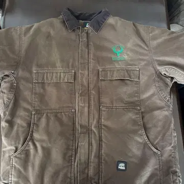 브라운 코듀로이 옷깃 자켓