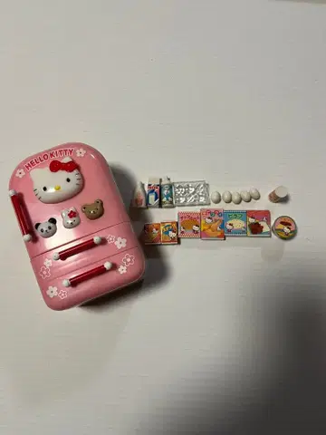 헬로키티 미니 냉장고 소꿉놀이 세트 레트로 산리오