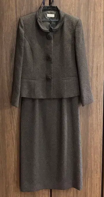 13호 브라운 스커트 수트 허리 80cm