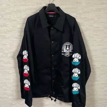 CUNE 블랙 토끼 디자인 자켓