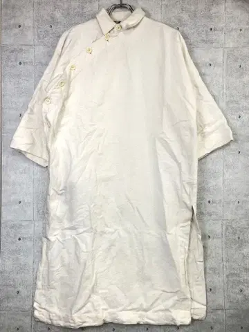 KANSAI YAMAMOTO 앤티크풍 구제 의류 파일 스모그 원피스