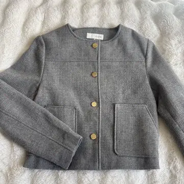 ZARA 자켓 S 자라 노카라 자켓 그레이