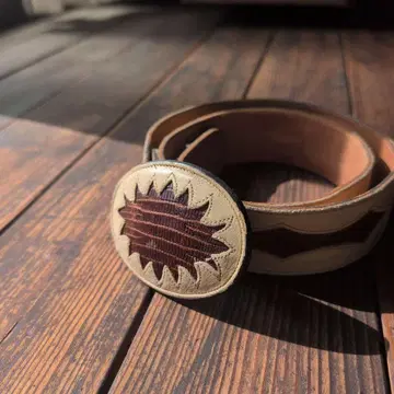[중고품] Tony Lama Genuine Lizard Belt 34'