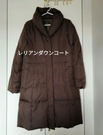 레리안 LeLian 브라운 롱 다운 코트