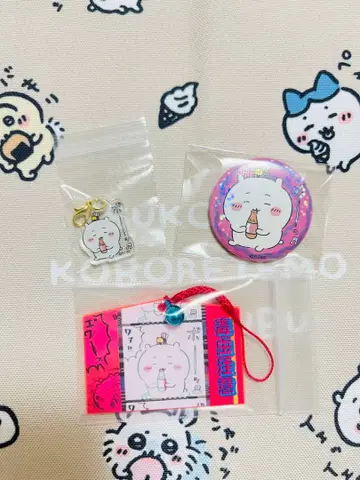 치이카와 아크릴 참 홀로그램 캔뱃지 아크릴 에마