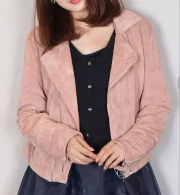 다즐린 페이크 스웨이드 라이더스 핑크