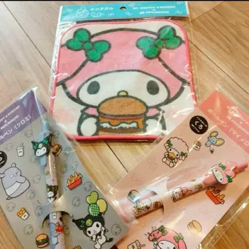 미사용 새상품 미개봉 모스버거 마이멜로디 와이와이 세트