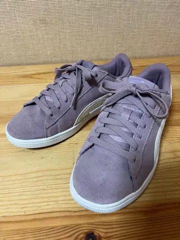 a141/컨디션 최상 Puma 퍼플 스웨이드 스니커즈 23cm