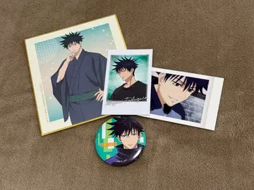 주술회전 후시구로 메구미 색지 카드 파샤코레 캔뱃지