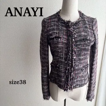 ANAYI 트위드 자켓 포멀 38 일본제