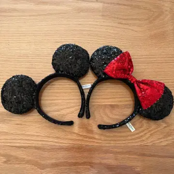 디즈니 머리띠 스팽글 세트 판매