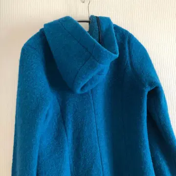 가라르다 가란테 후드 부착 울 코트