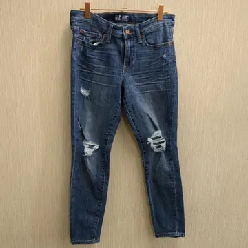 GAP 여성용 데님/청바지 스키니진 데미지 올 시즌