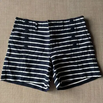 네이비 보더 숏팬츠
