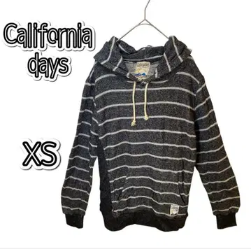 택 포함 새상품 남성용 캘리포니아 데이즈 아우터 후드티 보더 XS