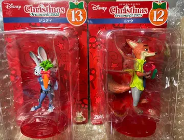 Happy 복권 디즈니 크리스마스 오너먼트 닉 주디