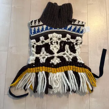 Sacai (사카이) 22AW 프린지 니트 베스트